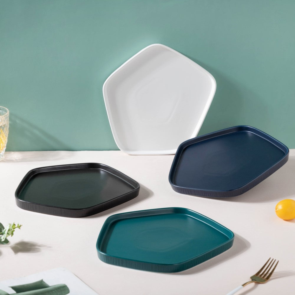 GEOMETRIC Pentagon Plates Nestasia