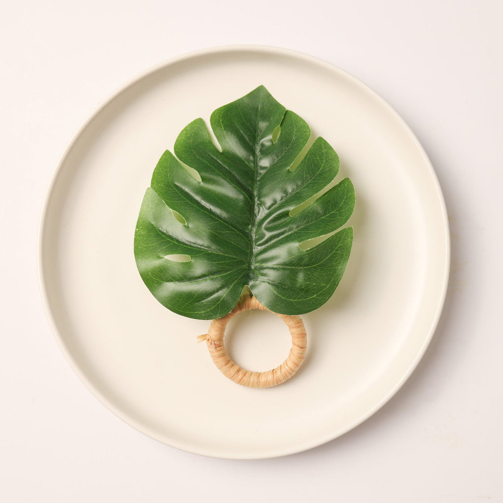 Monstera Leaf Napkin Ring Nestasia