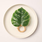 Monstera Leaf Napkin Ring Nestasia