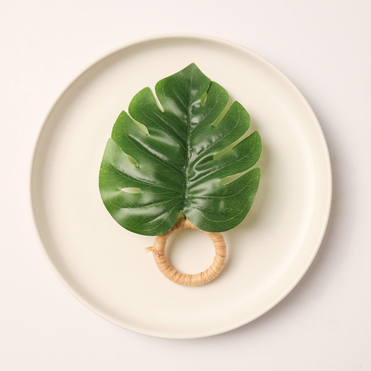 Monstera Leaf Napkin Ring Nestasia
