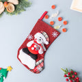 Teddy Bear Christmas Stocking 9 Inch Nestasia