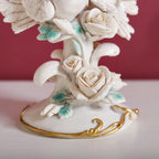 Birds Couple Figurine For Home Decor White Nestasia