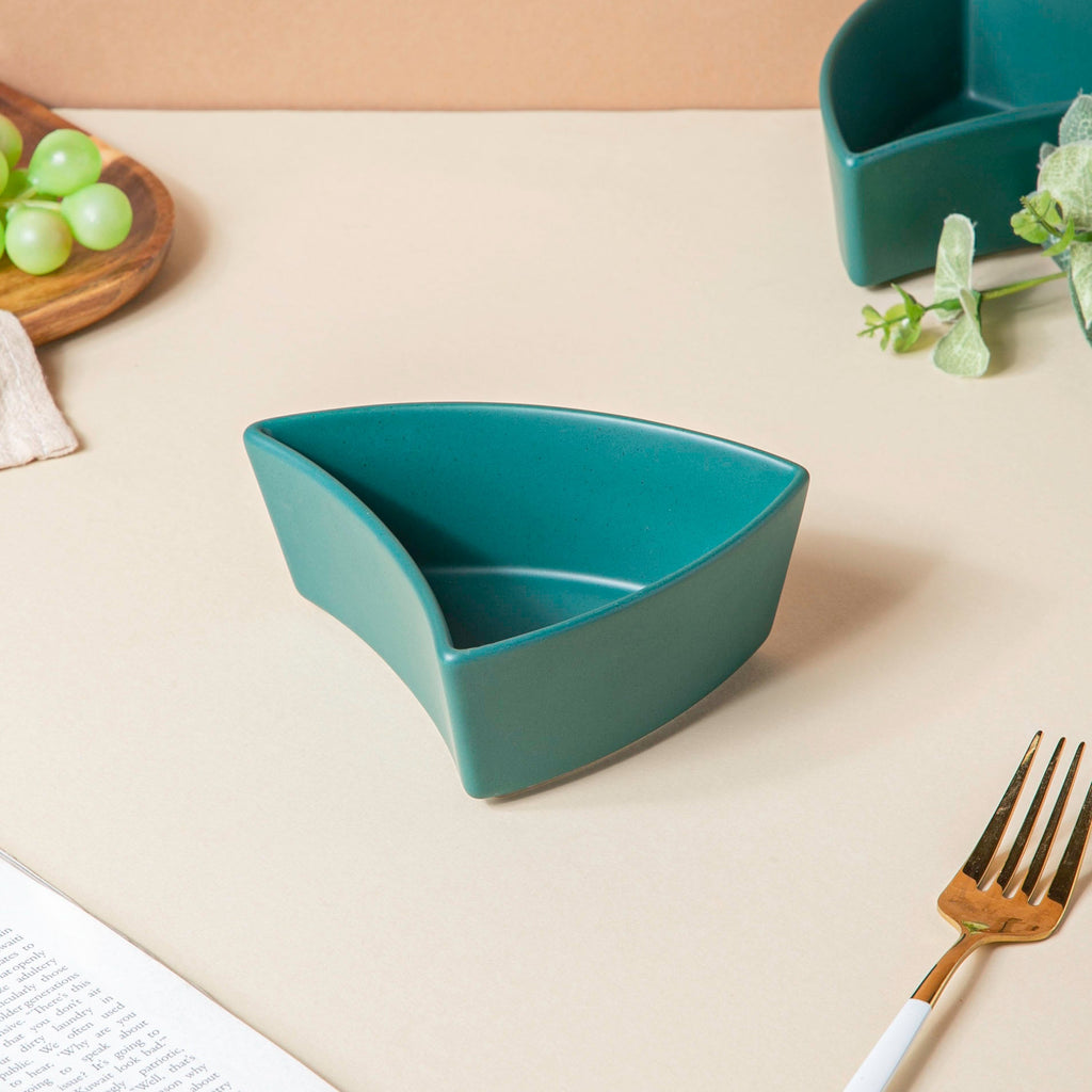 Dry Fruit Bowl Green Set Of 5 200 ml Nestasia