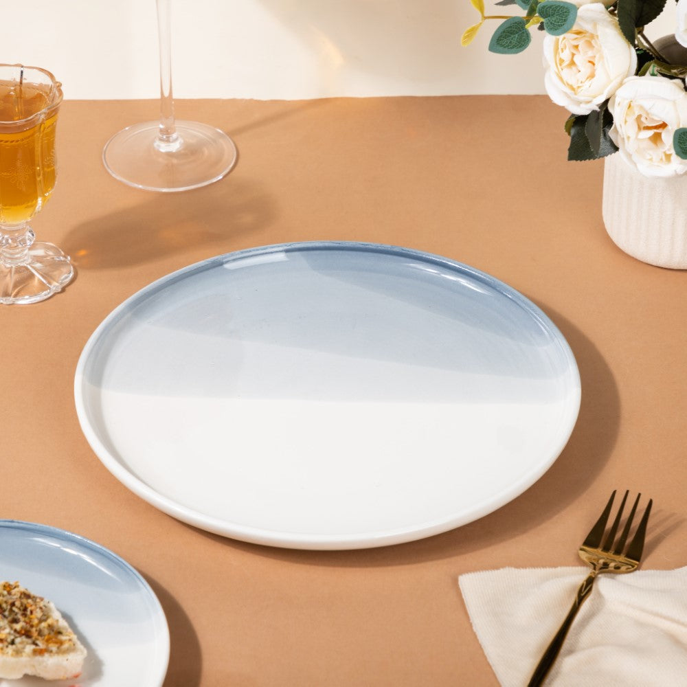 Ombre Dinner Plate Grey 10 Inch Nestasia