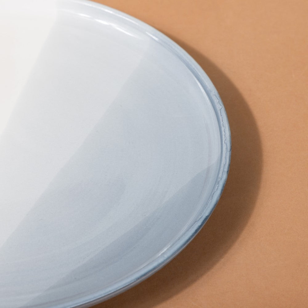 Ombre Dinner Plate Grey 10 Inch Nestasia