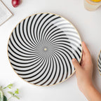 La Mode Spiral Dinner Plate 10 Inch Nestasia