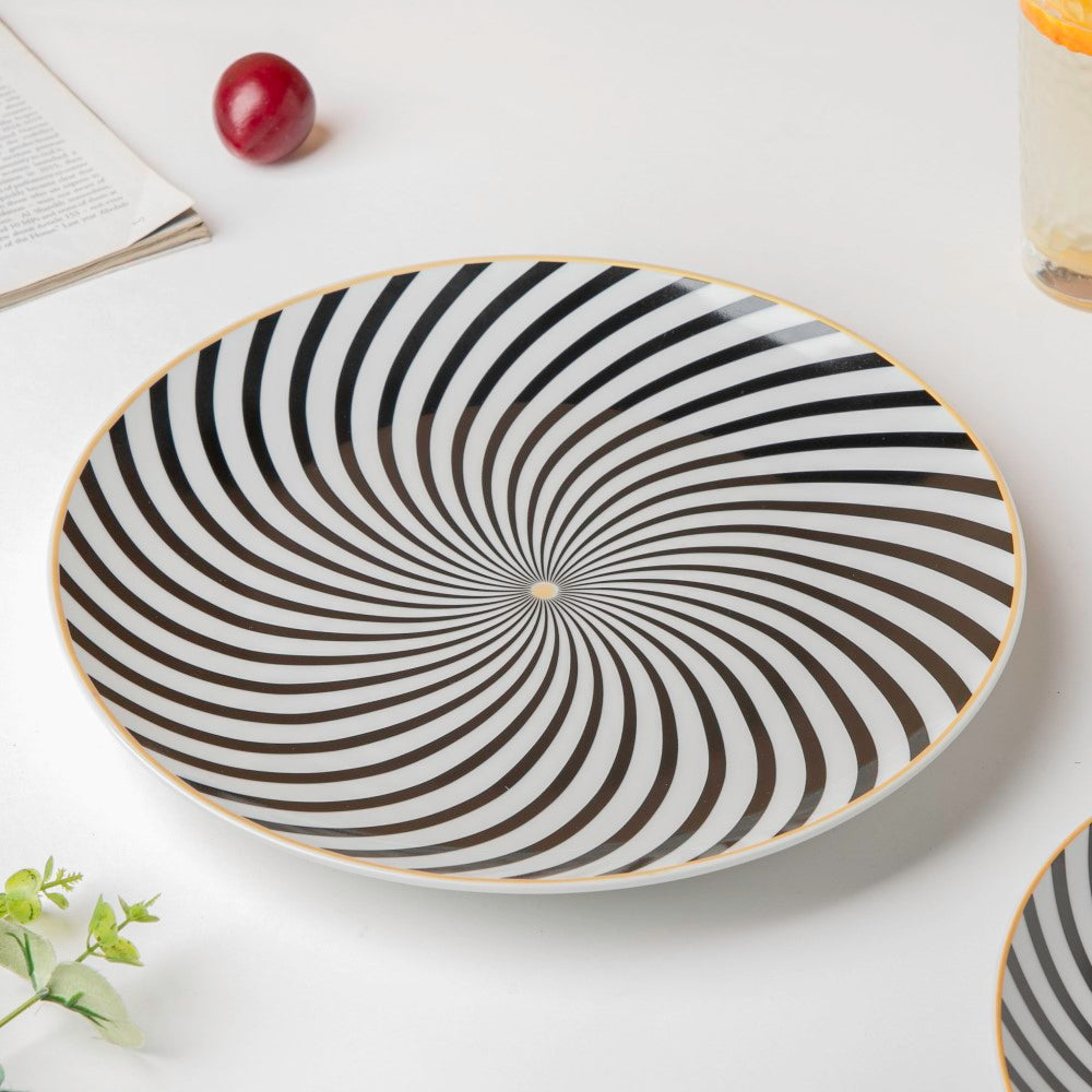 La Mode Spiral Dinner Plate 10 Inch Nestasia