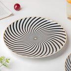 La Mode Spiral Dinner Plate 10 Inch Nestasia
