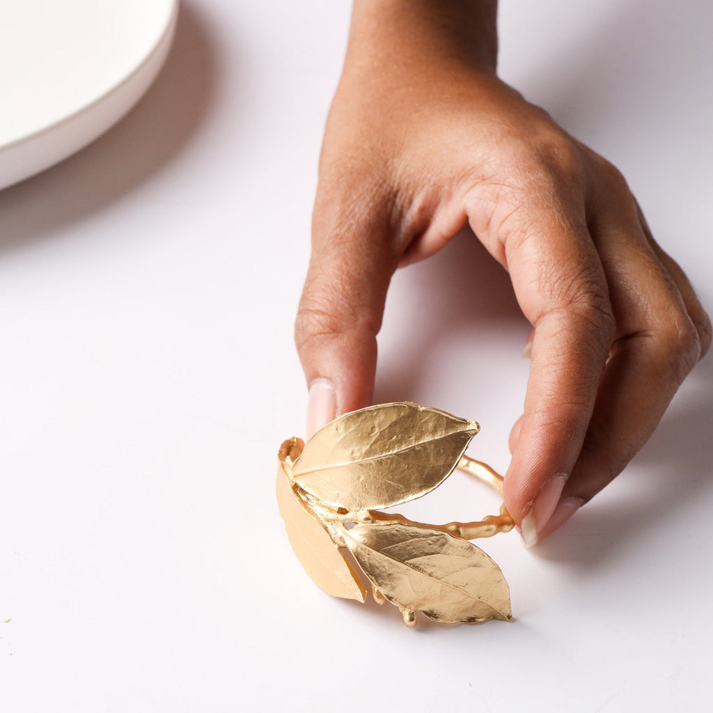 Gold Leaf Serviette Ring