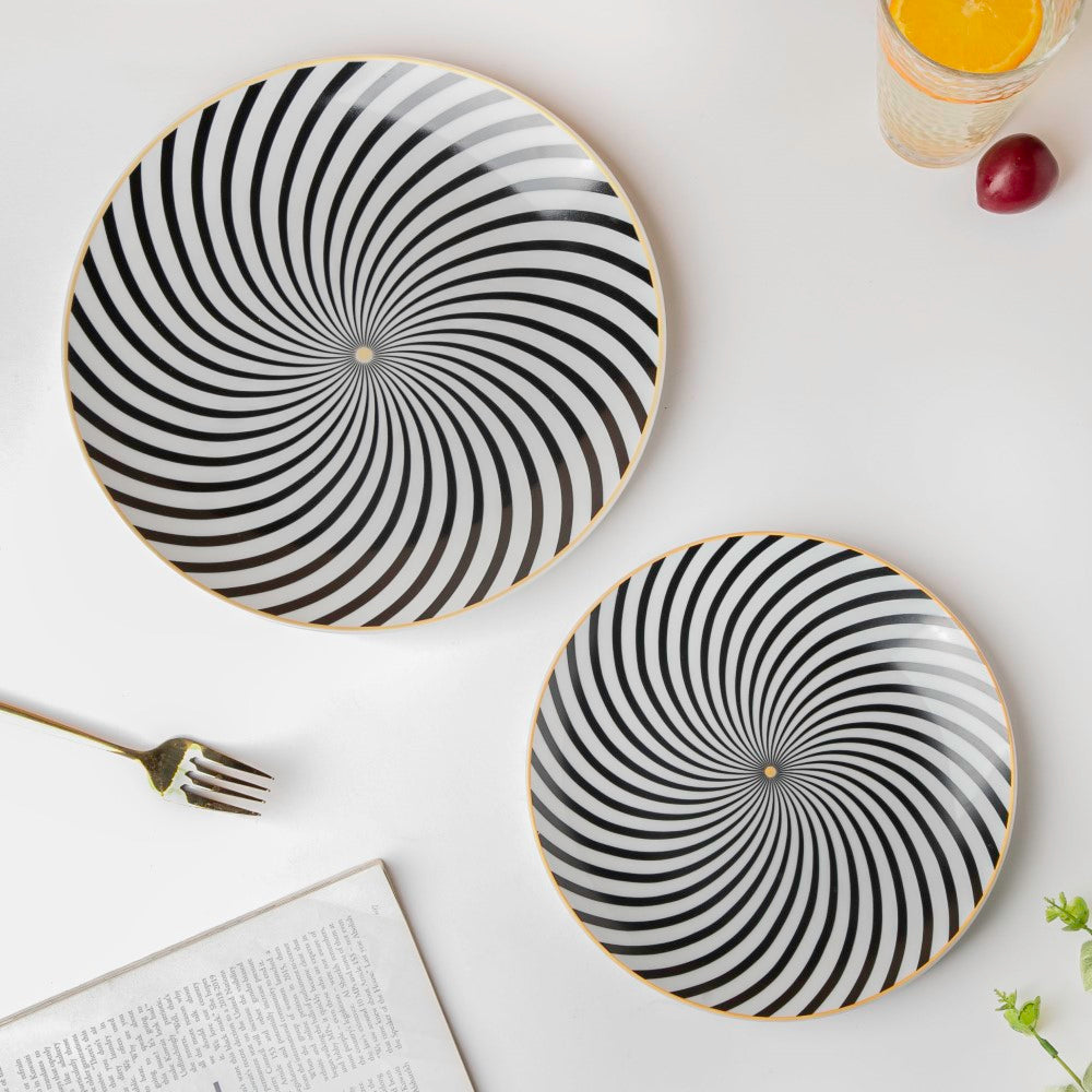 La Mode Spiral Dinner Plate 10 Inch Nestasia