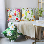Flower Design Cushion Cover Nestasia
