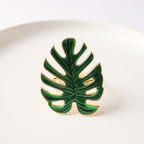 Gold Leaf Napkin Ring Nestasia