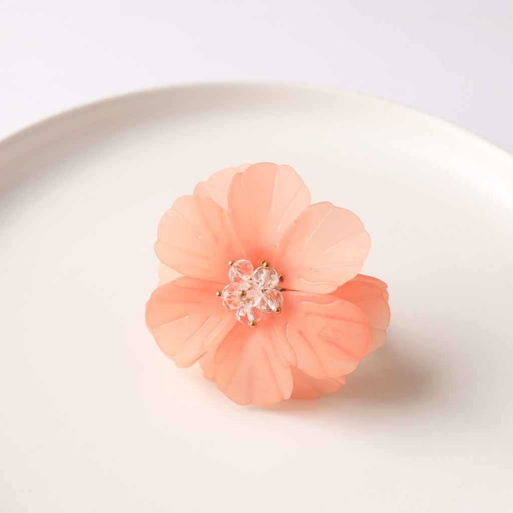 Flower Napkin Holder Peach Nestasia