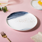 Midnight Ceramic Dinner Plate 9 Inch Nestasia