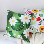 Flower Design Cushion Cover Nestasia