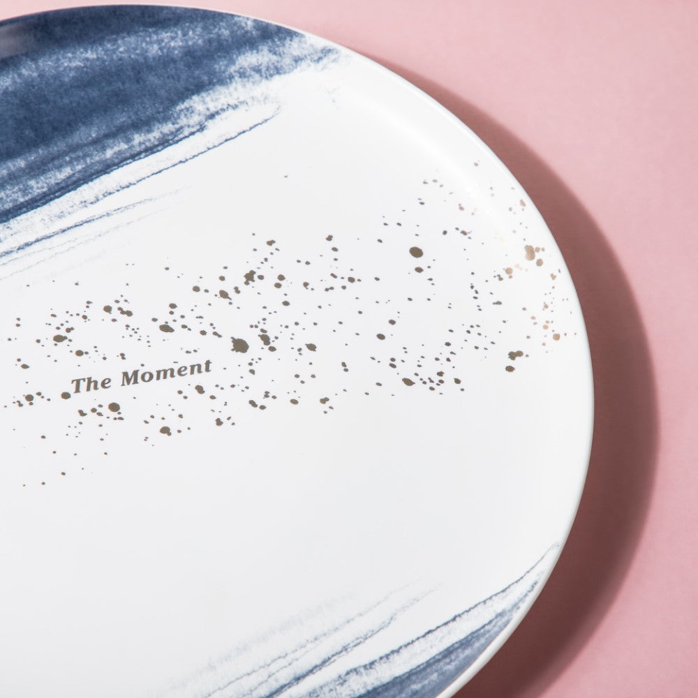 Midnight Ceramic Dinner Plate 9 Inch Nestasia