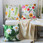 Flower Design Cushion Cover Nestasia