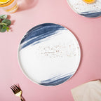 Midnight Ceramic Dinner Plate 9 Inch Nestasia