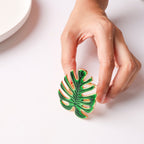 Gold Leaf Napkin Ring Nestasia