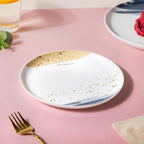 Midnight Ceramic Appetizer Plate 8 Inch Nestasia
