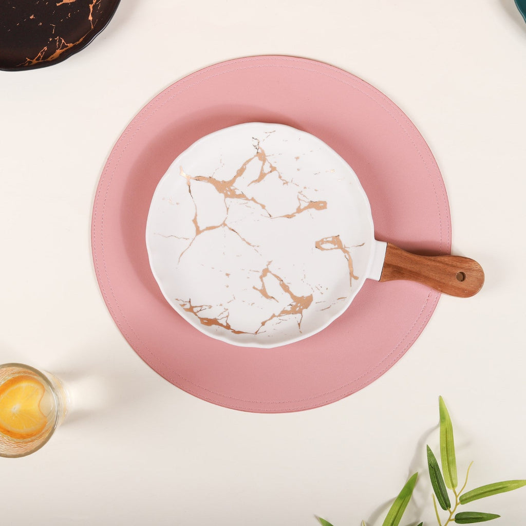 Marble Textured Serving Plate Nestasia