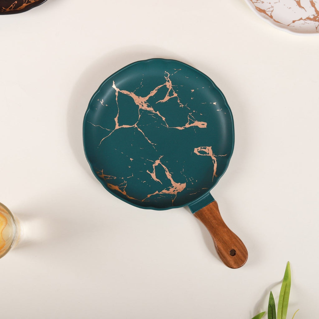 Marble Textured Serving Plate Nestasia