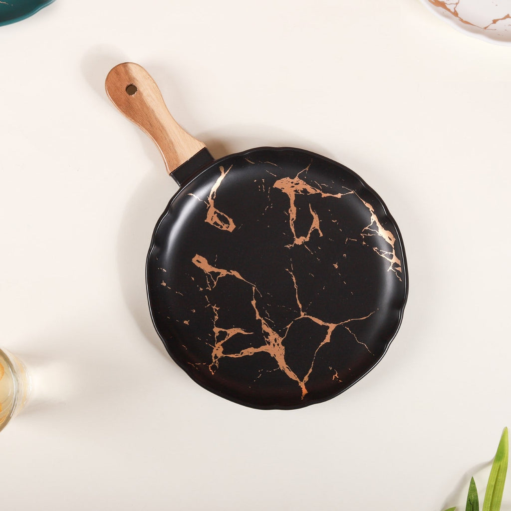 Marble Textured Serving Plate Nestasia