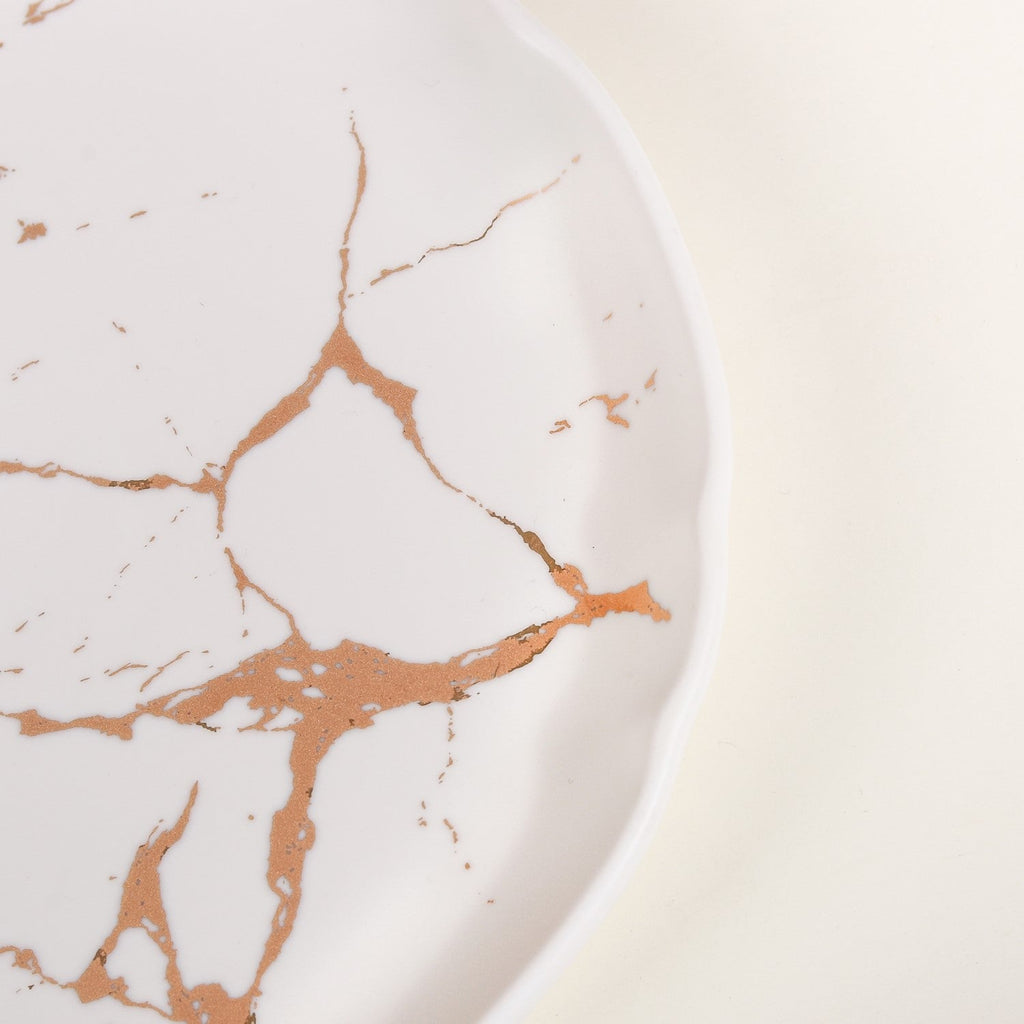 Marble Textured Serving Plate Nestasia