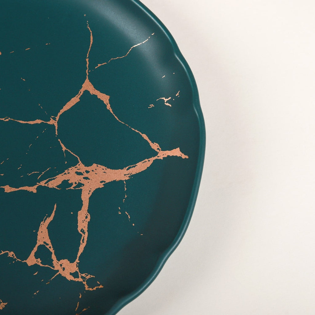 Marble Textured Serving Plate Nestasia