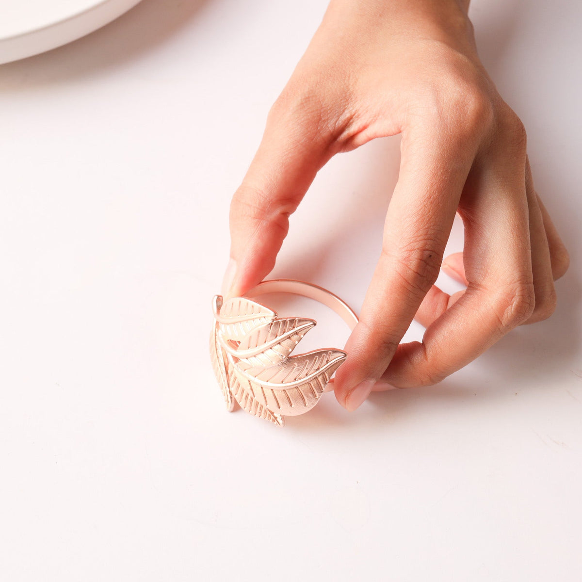 Rose Gold Napkin Holder Nestasia
