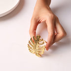 Gold Leaf Napkin Ring Nestasia