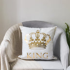 White and Gold Pillow Case Nestasia