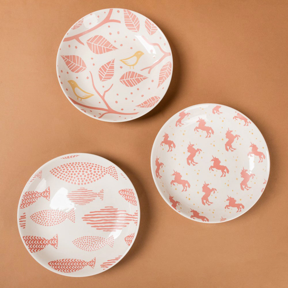 Natura Plates Pink Nestasia