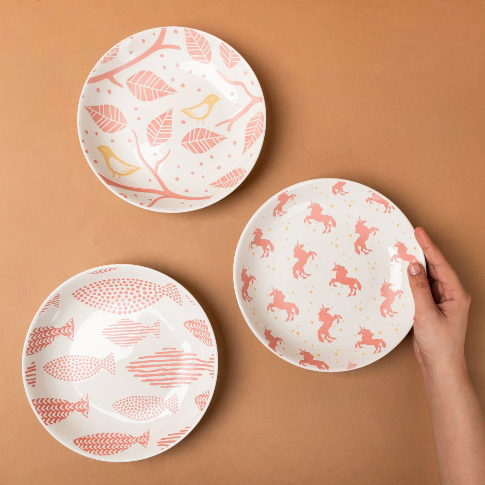 Natura Plates Pink Nestasia