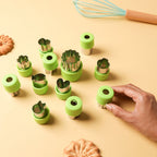Shape Cutters Set Green Nestasia