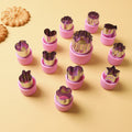 Pink Cookie Cutter Set Nestasia