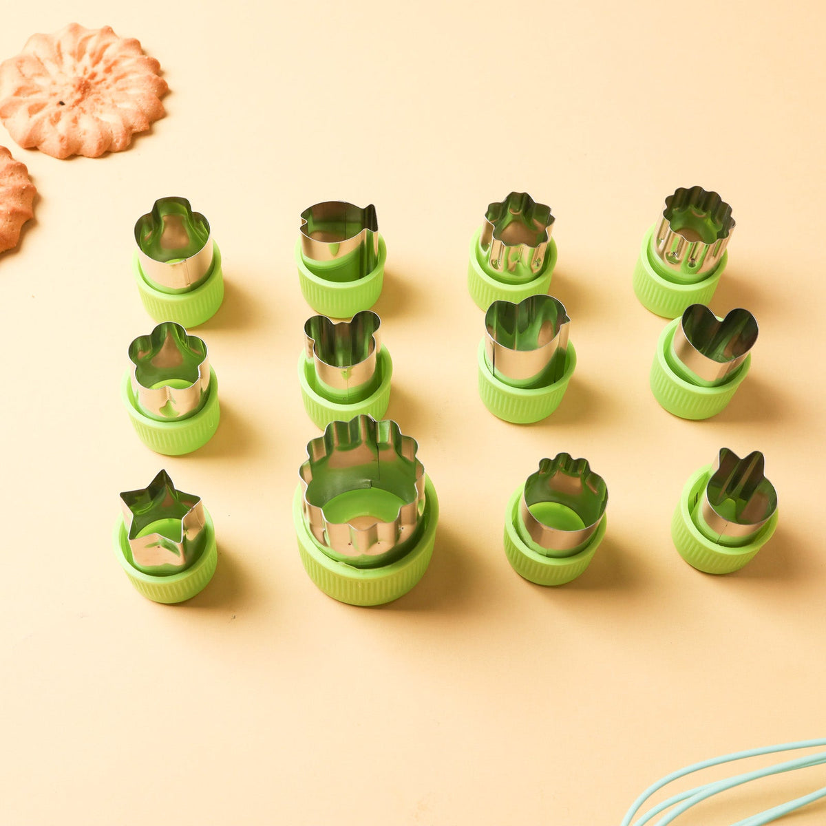 Shape Cutters Set Green Nestasia
