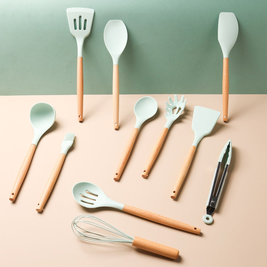 Kitchen Tools Set - Green Nestasia