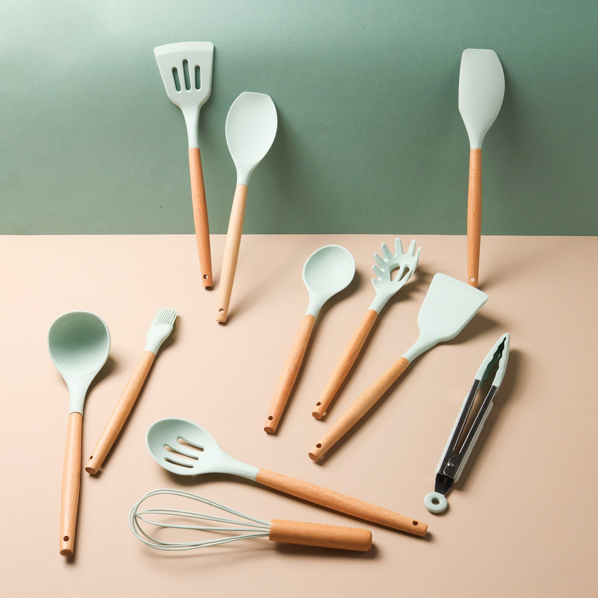 Kitchen Tools Set - Green Nestasia