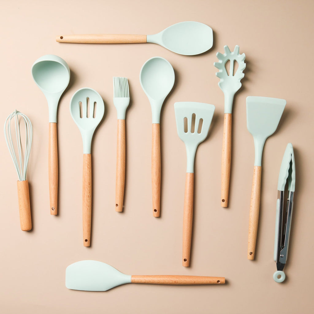 Kitchen Tools Set - Green Nestasia