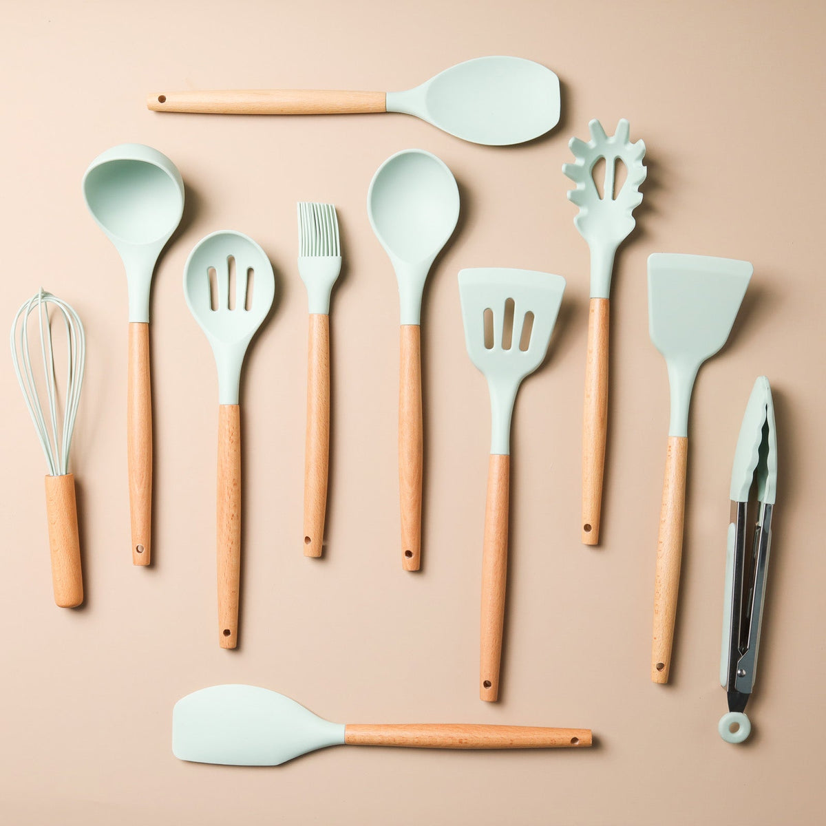 Kitchen Tools Set - Green Nestasia