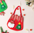 Christmas Santa Quirky Gift Bag Red 7 Inch Nestasia