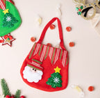 Christmas Santa Quirky Gift Bag Red 7 Inch Nestasia