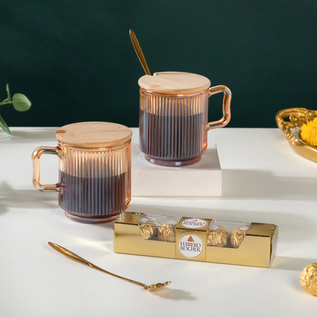 Tea Cup Rakhi Gift Hamper Set Of 4 Nestasia