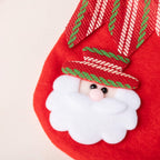 Christmas Santa Quirky Gift Bag Red 7 Inch Nestasia