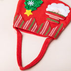 Christmas Santa Quirky Gift Bag Red 7 Inch Nestasia