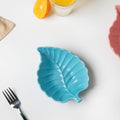 Blue Scotch Pine Leaf Snack Bowl 6 Inch 200 ml Nestasia
