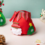 Christmas Santa Quirky Gift Bag Red 7 Inch Nestasia