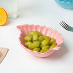 Pretty Pink Leaf Snack Bowl 6 Inch 200 ml Nestasia