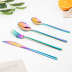 Vintage Stainless Steel Cutlery Set Of 4 Multicolour Nestasia